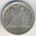 Гватемала 25 сентаво 1893 год