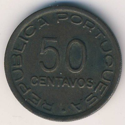 Мозамбик 50 сентаво 1945 год