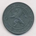 Бельгия 25 сантимов 1916 год