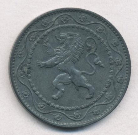 Бельгия 25 сантимов 1916 год