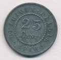 Бельгия 25 сантимов 1916 год