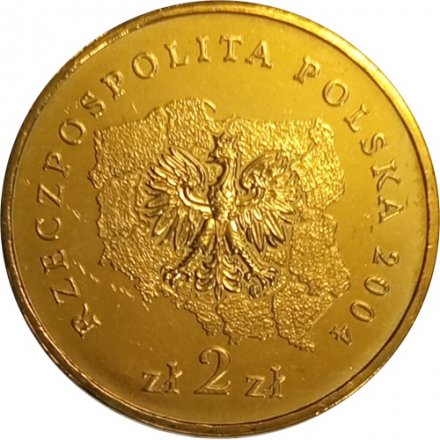 Польша 2 злотых 2004 год - Подкарпатское воеводство