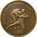 Настольная медаль Чемпионат мира по самбо. Санкт-Петербург. FIAS