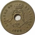 Бельгия 5 сантимов 1906 год BELGIQUE