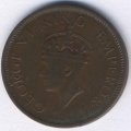 Британская Индия 1/4 анны 1940 год