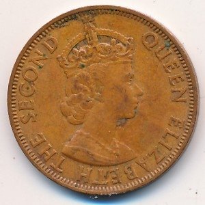 Сейшелы 5 центов 1964 год