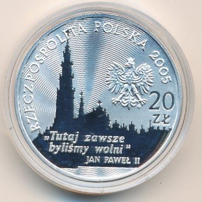 Польша 20 злотых 2005 год