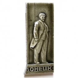 Значок Донецк. Памятник Ленину