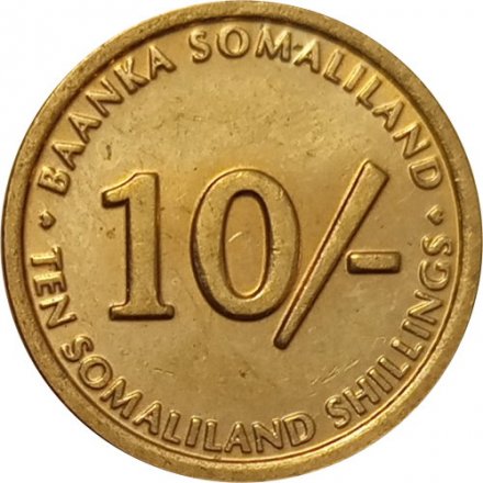 Сомалиленд 10 шиллингов 2002 год