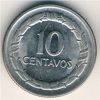 Колумбия 10 сентаво 1967 год