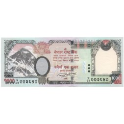 Непал 1000 рупий 2016 год - UNC
