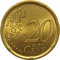 Испания 20 евроцентов 2000 год
