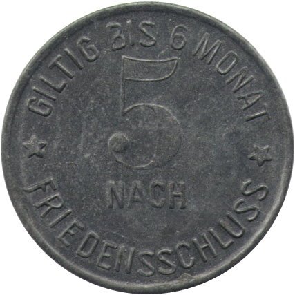 Германия (Гармиш) 5 пфеннигов 1917 год (нотгельд)