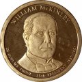 США 1 доллар 2013 год - Уильям Мак-Кинли (S)