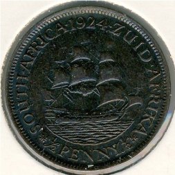 ЮАР 1/2 пенни 1924 год