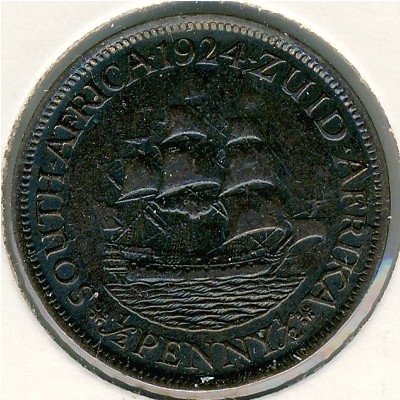 ЮАР 1/2 пенни 1924 год