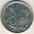 ЮАР 20 центов 1982 год