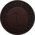 Веймарская республика 1 рейхспфенниг 1931 год (E)