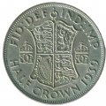 Великобритания 1/2 кроны 1939 год - Георг VI