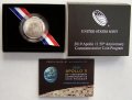 США 1/2 доллара 2019 год - 50 лет Космической программе Аполлон-11 UNC