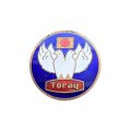 Значок Япония. Toray. За мир! За дружбу! За развитие торговли! Тоио Рейон