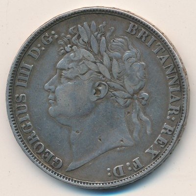 Великобритания 1 крона 1822 год