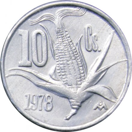 Мексика 10 сентаво 1978 год