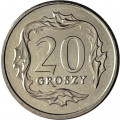Польша 20 грошей 2011 год