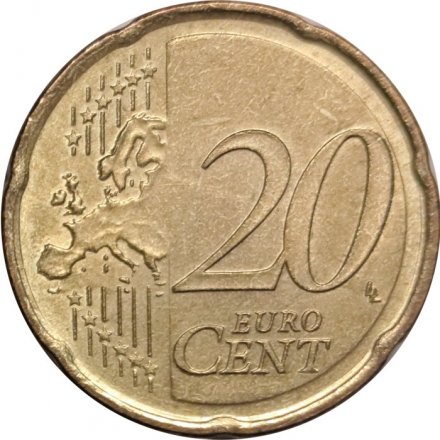 Словения 20 евроцентов 2007 год - Липпицианская лошадь