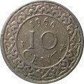 Суринам 10 центов 1966 год