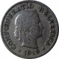 Швейцария 5 раппенов 1919 год