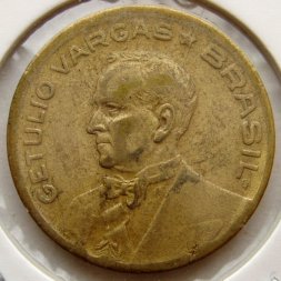 Бразилия 10 сентаво 1944 год - Жетулиу Дорнелис Варгас