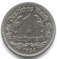 Третий Рейх 1 рейхсмарка 1934 год (D)