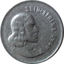 ЮАР 5 центов 1969 год (SUID-AFRIKA)