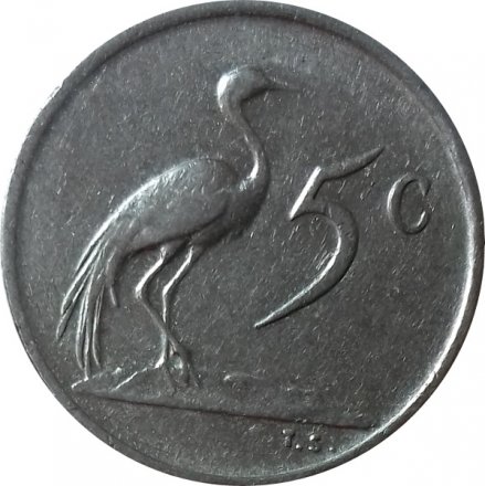 ЮАР 5 центов 1969 год (SUID-AFRIKA)