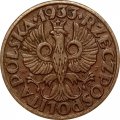 Польша 1 грош 1933 год