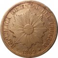 Уругвай 4 сентесимо 1869 год (H)