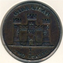 Гибралтар 2 кварта 1842 год