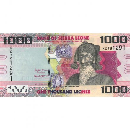 Сьерра-Леоне 1000 леоне 2021 год - Бай Бурех UNC