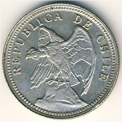 Чили 1 песо 1932 год