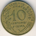 Франция 10 сантимов 1971 год - Марианна
