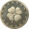 Жетон Удачи и процветания. Клевер. Императорский монетный двор (серебро)