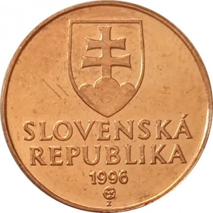 Словакия 50 геллеров 1996 год - Башня замка Девин