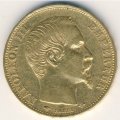 Франция 20 франков 1857 год