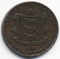 Джерси 1/26 шиллинга 1841 год