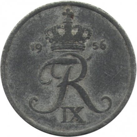 Дания 2 эре 1956 год