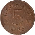 Дания 5 эре 1987 год