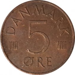 Дания 5 эре 1987 год