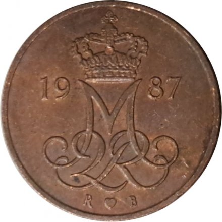 Дания 5 эре 1987 год