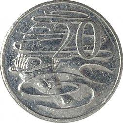 Австралия 20 центов 2004 год - Утконос